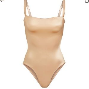 Skims Stretch Satin Bodysuit